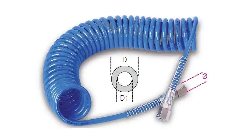 Beta 019140060 1914 10-Tuyau spiralé en polyuréthane 10 m