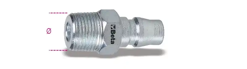 Beta 019160410 1916Jm 3/8 Quick Coupling Asian Prof 3/8"