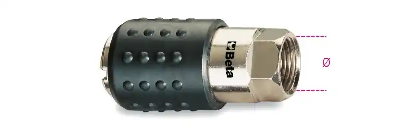 Beta 019170014 1917F 1/2-Coupleur rapide universel 1/2" Ø GAS BSP