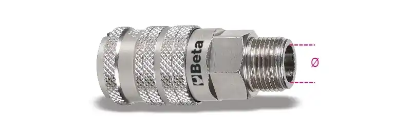 Beta 019170410 1917Jm 3/8 Quick Coupling Asian Prof 3/8" Ø GAS BSP