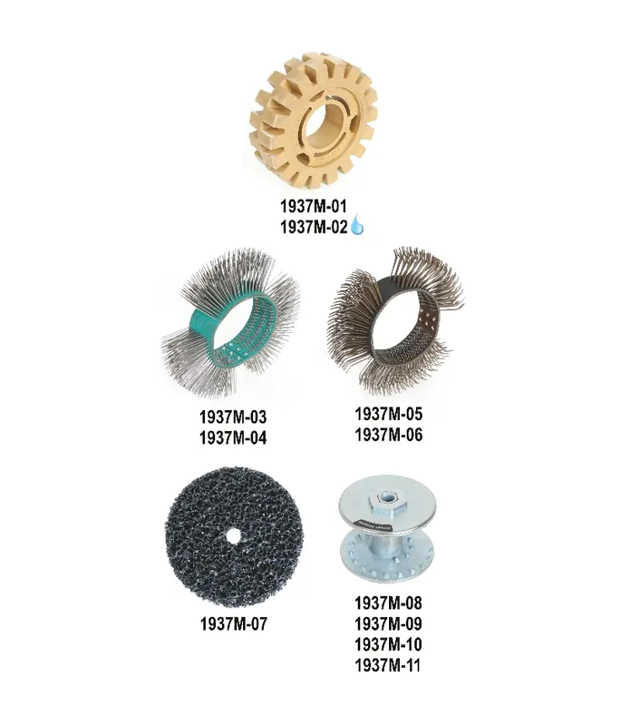Beta 019370105 1937M-05-Brosse granuleuse 11 mm