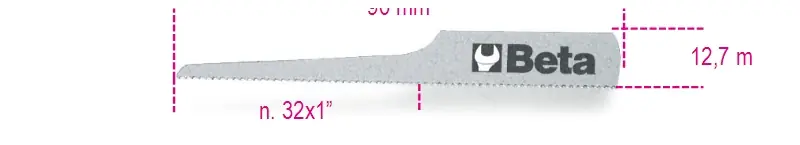 Beta 019420032 1942Lr-Bimetal Saw Blades For 1942A