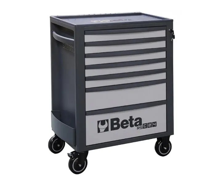 Beta 024004072 Gereedschapswagen Lichtgrijs Met 7 Laden - 740x445x969 mm