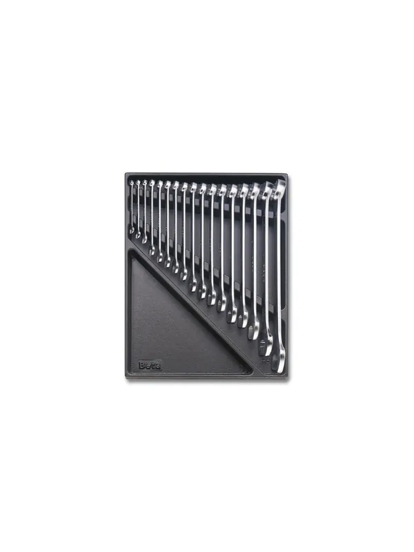 Beta 024240001 Insert rigide comprenant 17 clés à combinaison