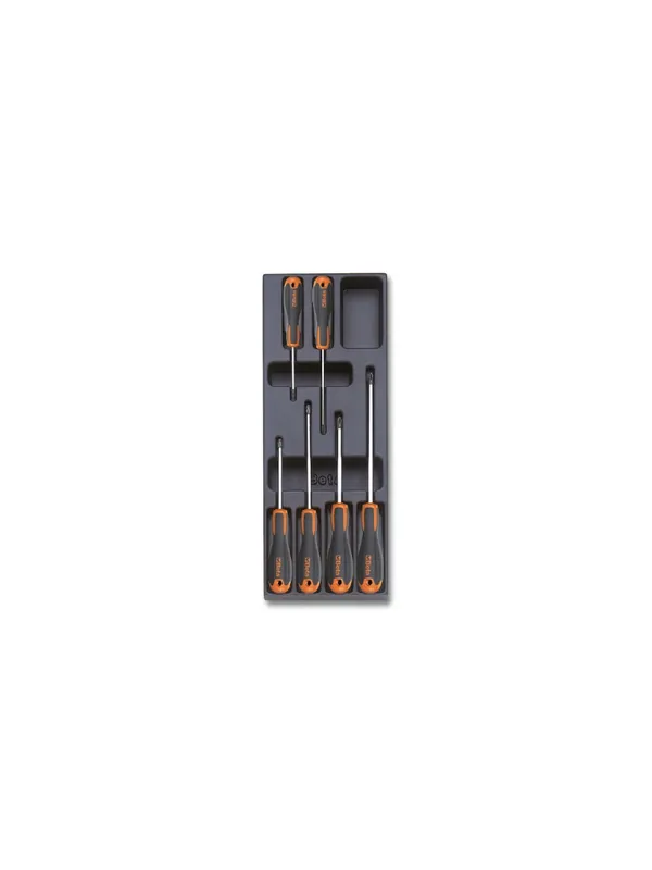 Beta 024240213 Insert rigide comprenant 6 tournevis Phillips différents