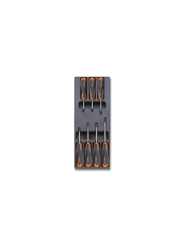 Beta 024240216 Insert dur avec jeu de tournevis - 7 pièces