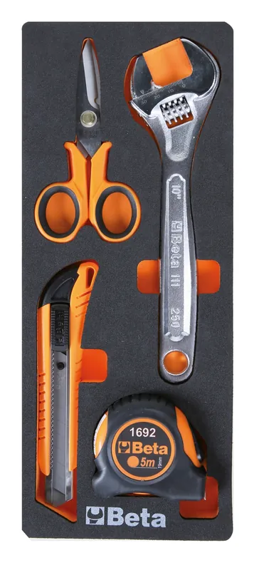 Beta 024500292 Plateau d‘‘insertion souple avec divers outils - 4 pièces