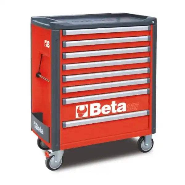 Beta 037000083 Chariot à outils, Rouge 8 Tiroirs - 803x1004x482 mm