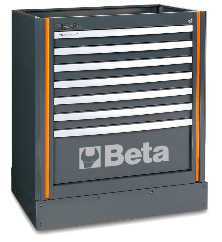 Beta 055000203 C55M7-Bloc de tiroirs fixes avec 7 tiroirs