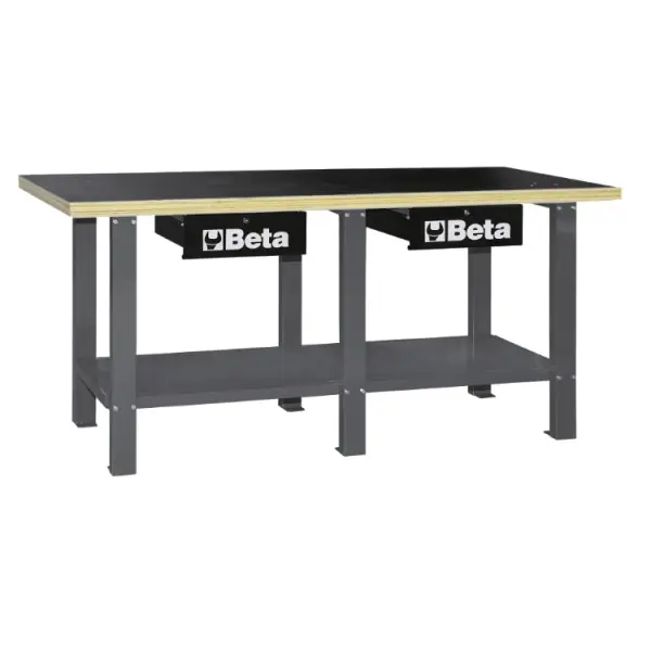 Beta 056000252 Établi avec plateau en bois - Gris 86 kg