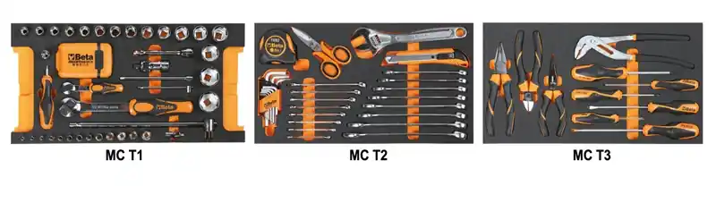 Beta 059140112 Jeu d‘outils 109 pièces dans des inserts en mousse EVA moulée