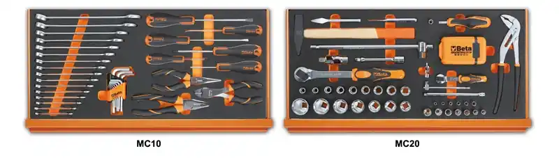 Beta 059271021 Jeu d‘outils 108 pièces dans des inserts en mousse EVA moulée