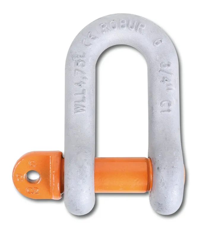 Beta 080260219 8026R Serrure droite en D Acier galvanisé 22 Ø mm