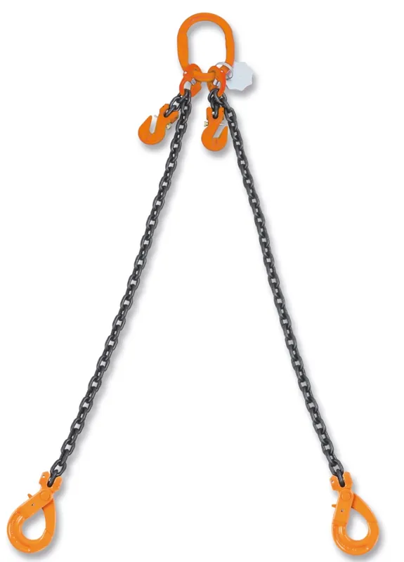 Beta 080970203 Chaîne de 3 mètres avec crochets à fermeture automatique et grappin 1,6 tonnes