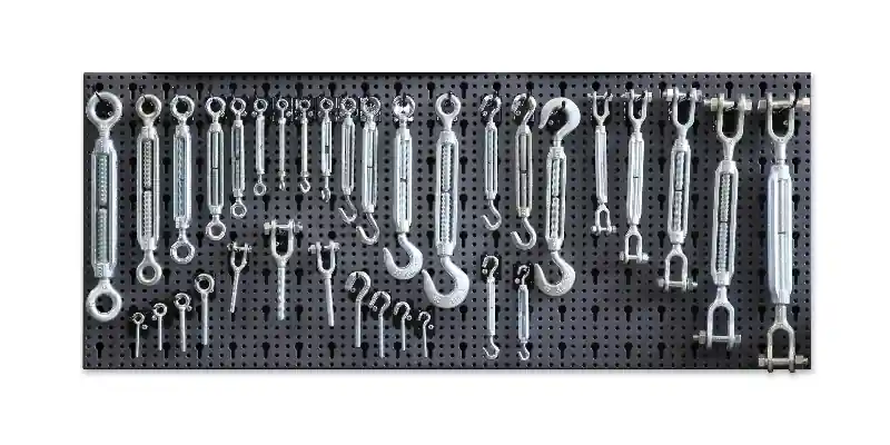 Beta 086000011 Assortiment Robur avec crochets sans panneau 374 pièces