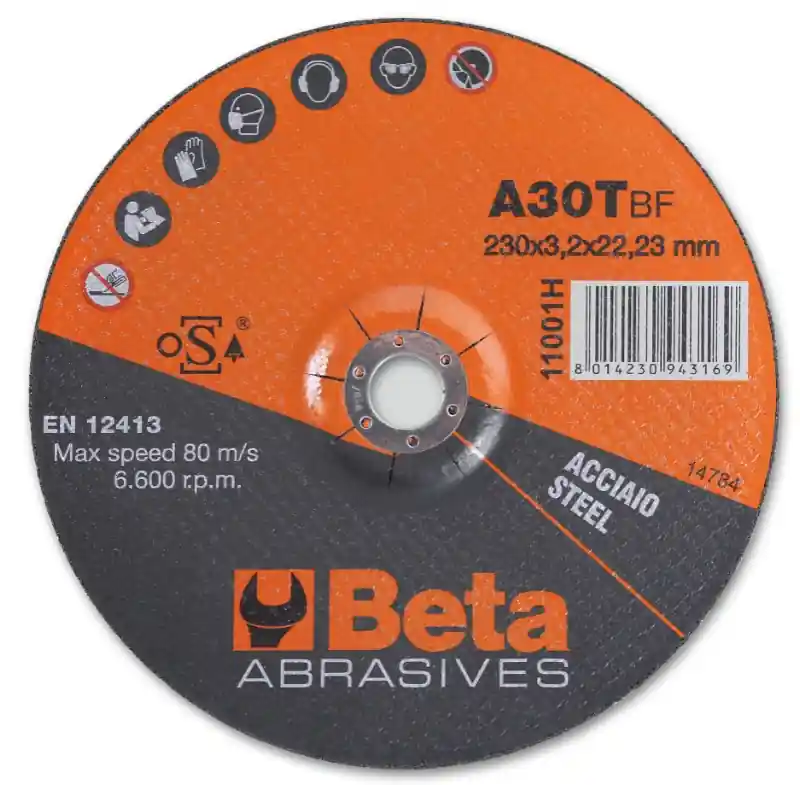 Beta 110010733 11001H 230X3,2 Disque à tronçonner Doorge. 230 Ø mm