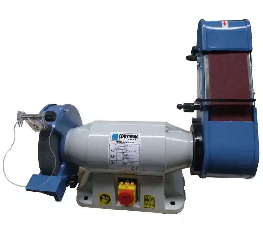 Contimac 19024 Bsm 200 W Meuleuse/Ponceuse à bande 100x914 mm 230 Volt
