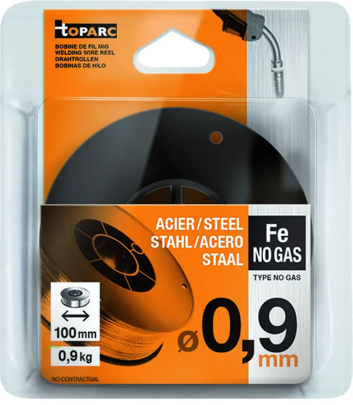 Gys 5193086104 Fil fourré Ø0.9 mm sans gaz bobine de fil S100 1kg