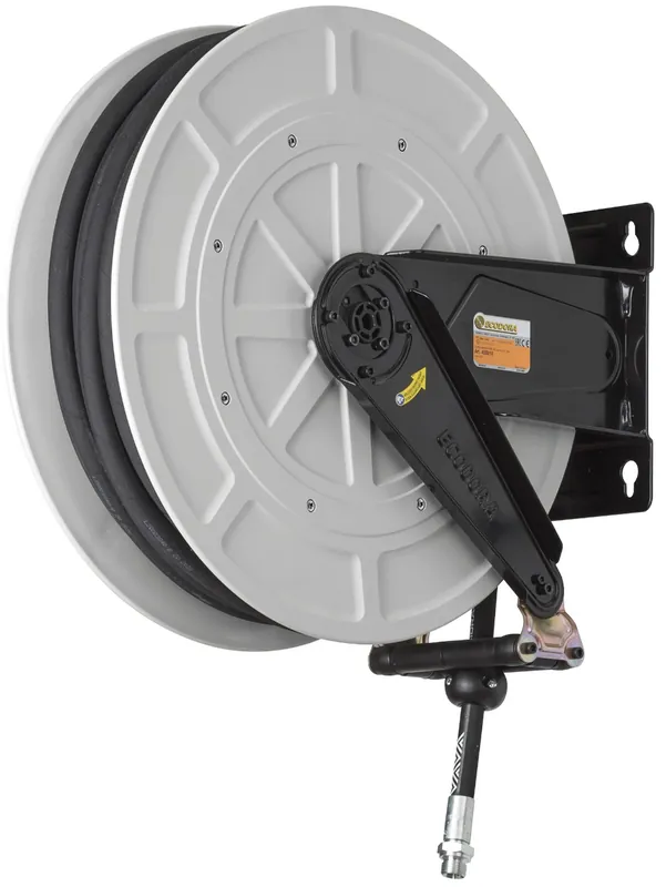 Ecodora 567000112 Enrouleur mural Abs - Métal 8M (Diesel) - 10 Bar - Flexible 1