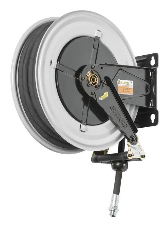 Ecodora 430/11 Enrouleur mural 15M (Air/Eau 70°C) - 20 Bar - Tuyau 1/2".