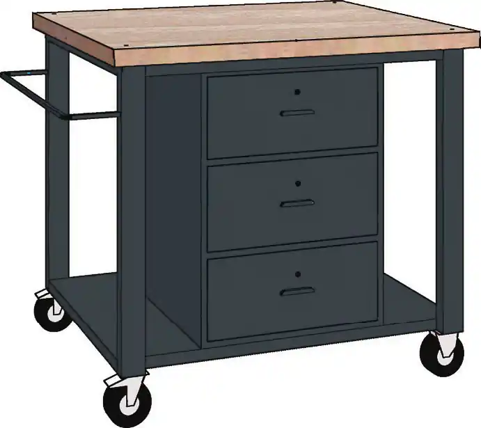 Contimac 770296 wp 142/B Établi mobile 1000X700X912
