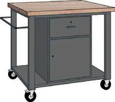 Contimac 770298 wp 142/C Établi mobile 1000X700X913