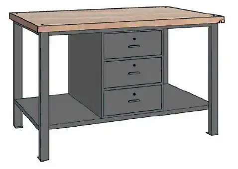 Contimac 770170 wp 106 S/B Établi 1500X700X890