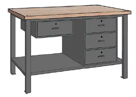 Contimac 770166 wp 106 S/Ab Établi 1500X700X890