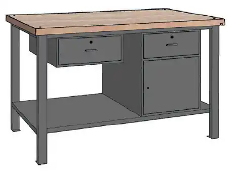 Contimac 770168 wp 106 S/Ac Établi 1500X700X890