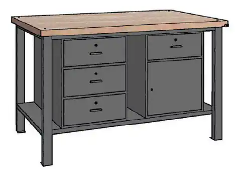 Contimac 770174 wp 106 S/Bc Établi 1500X700X890