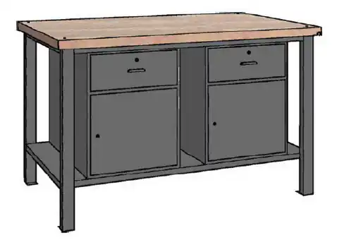 Contimac 770178 wp 106 S /Cc Établi 1500X700X890