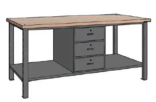 Contimac 770218 wp 107 S/B Établi 2000X700X890