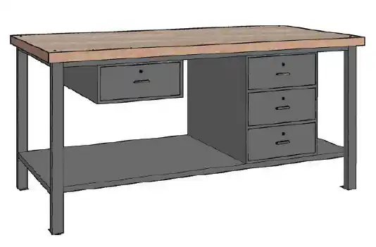 Contimac 770212 wp 107 S/Ab Établi 2000X700X890