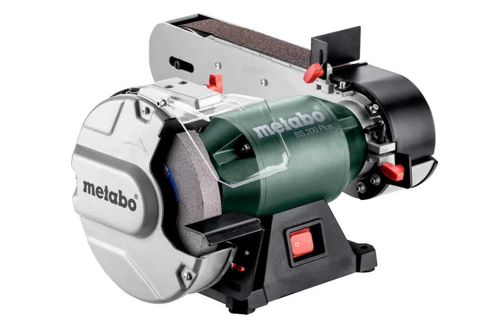 Metabo 604220000 BS 200 PLUS Touret combiné et ponceuse à bande