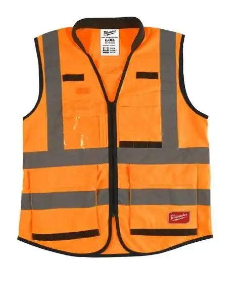 Milwaukee Accessoires 4932471900 Veste de sécurité Hi-vis Premium classe 2 orange - XXL -1 pièce