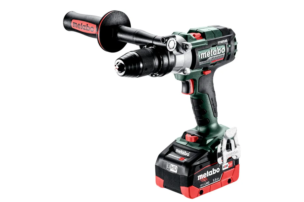Metabo 603183660 SB18LTX-3 BL I Marteau perforateur sans fil pour métaux 18V 5,5Ah LiHD