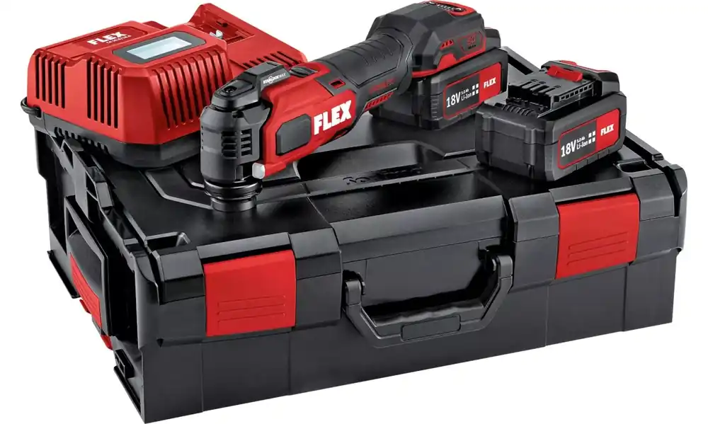 Flex-tools 518417 MT 18.0-EC/5.0 Set Accu Multitool 18V 5.0Ah Li-Ion in L-Boxx