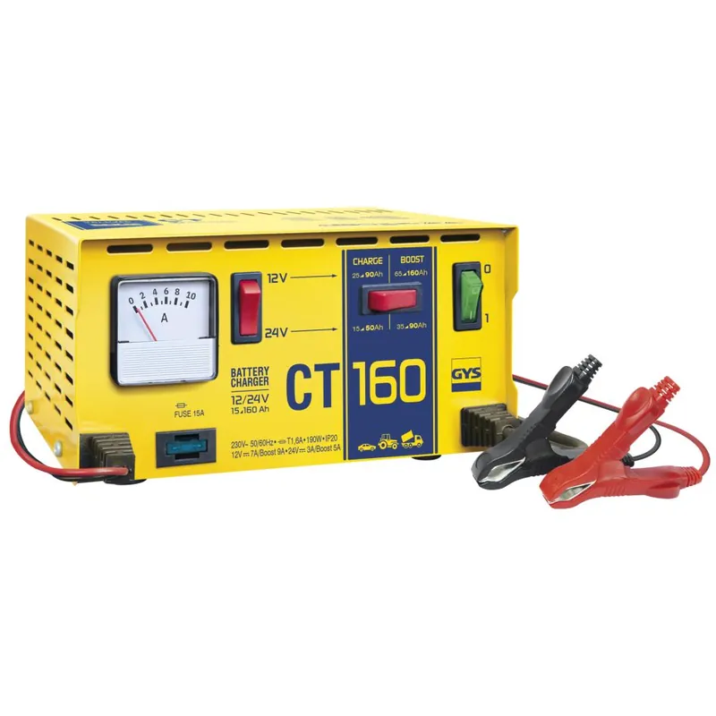 Gys 5192024106 CT 160 chargeur de batterie traditionnel 12/24V