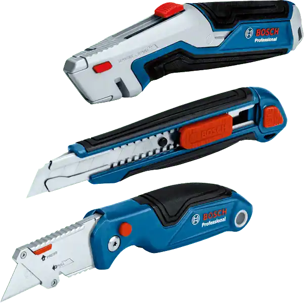 Bosch Bleu Accessoires 1600A027M4 Set de couteaux 3-pièces Professional