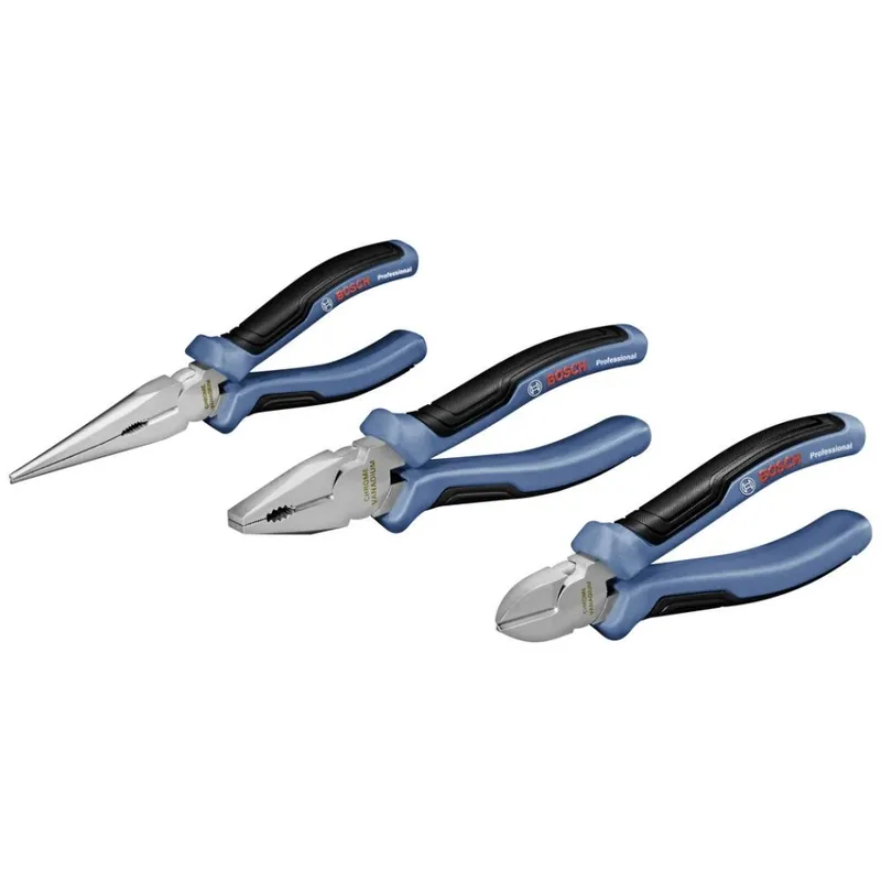 Bosch Bleu Accessoires 1600A016BG Jeu de pinces 3 pièces Professional