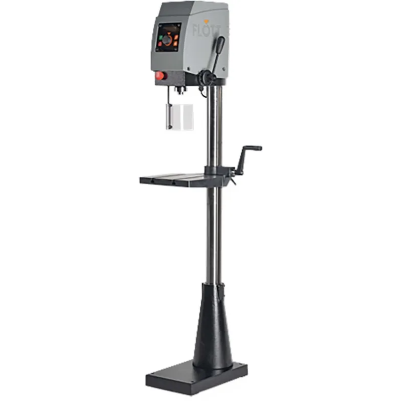 Flott 212504 Perceuse à colonne SB 13 Plus MK II avec dispositif de filetage, table intermédiaire, éclairage LED et écran numérique OLED