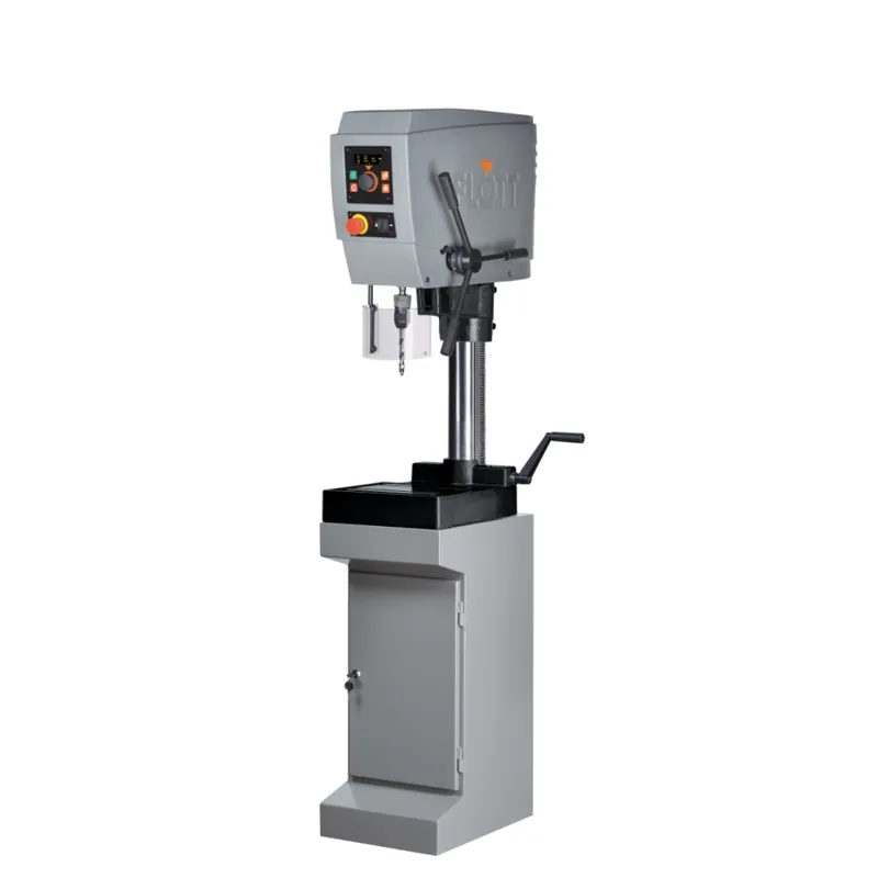 Flott 218309 TBZ 18 Plus - perceuse de table avec dispositif de coupe-fil, réglage de la hauteur de la tête, éclairage LED et affichage numérique OLED