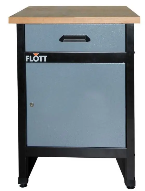 Flott 250208 Armoire à machines avec porte et tiroir