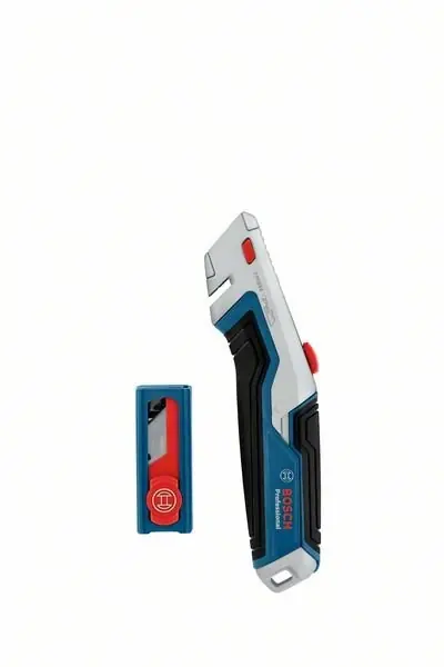 Bosch Bleu Accessoires 1600A027M5 Couteau universel pour tapis avec lame rétractable Professional + lames de rechange