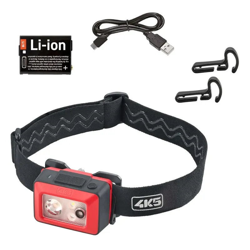 4K5 602.104A WP 400 Lampe frontale LED rechargeable 400 lumens