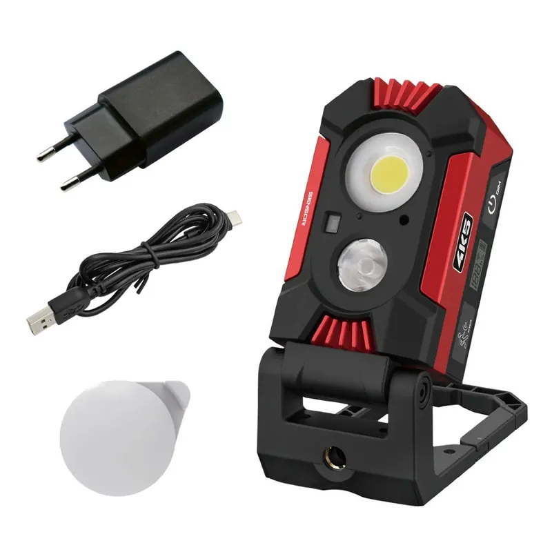4K5 602.401A Lampe de chantier LED rechargeable HD 1500 1500 lumens