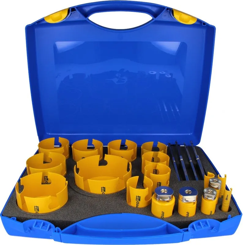 ProFit 090816127DCT Scie cloche à usage multiple 16/19/22/25/29/35/44/51/56/64/68/73/76/82/92/102/127 mm