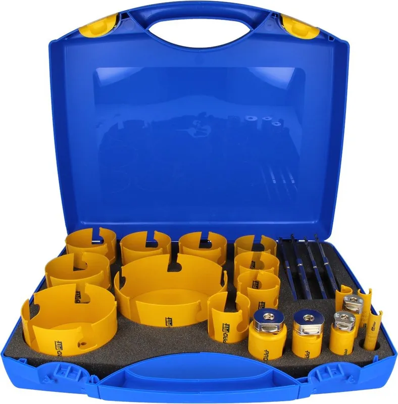ProFit 090816152DCT Scie cloche à usage multiple 16/20/22/25/29/35/44/51/56/64/68/73/76/82/92/114/152 mm