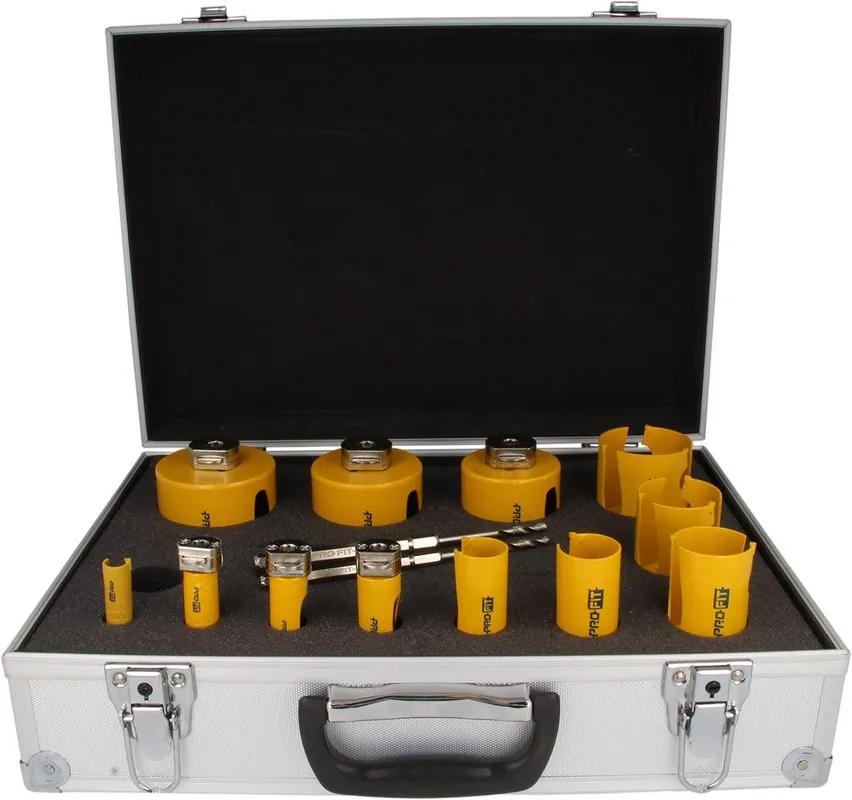 ProFit 09081682D Jeu de scies multi-usages 16/20/22/25/29/35/44/51/64/67/76/82 mm