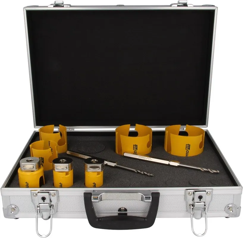 ProFit 09083282DCT1 Jeu de scies cloches multi-usages 32/35/44/51/57/76/82 mm